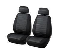 JNNJ 2 Pezzi Coprisedile Auto per Tutte Stagioni, Coprisedili Auto Anteriore Universali, Set Copri-Sedile Universale per Guidatore Passeggero, Accessori Auto Interno Protezione Seggiolino(Grigio)