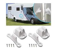 JNNJ 2 Pezzi Fermaporta Camper, Fermo per Porta Roulotte E Camper, Fermo Porta a Forma di T per Camper di Nylon Gancio di Plastica Staffa, Fermaporta per Roulotte Barche Auto da Campeggio Rimorchio