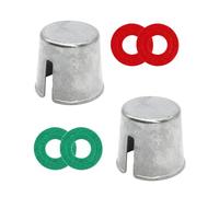 JNNJ 2 Pezzi Manicotto Terminale Adattatore Convertitore, Adattatori per Terminali Del Convertitore Della Batteria Auto, Manicotti per Catodo Anodo Batteria Auto, Per Postazione Convertitore