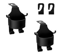 JNNJ 2 Pezzi Portabicchieri Universale Auto, Gancio 3 in 1 Portabicchieri per Sedile Posteriore, Portabicchieri per Lo Schienale Del Sedile Dell'auto, Supporto Di Tazza Portatile Dell'automobile