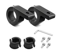 JNNJ 2 Pezzi Staffa Di Montaggio per Moto, Morsetto Del Tubo Del Morsetto Del Faro per Bull Bar, Staffa Di Montaggio Fari LED, Staffe Supporto Faretti 22mm-32mm per Veicoli Auto Camion Moto Barca