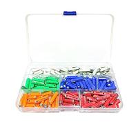 JNNJ 200 Pezzi Set Di Fusibili Auto, Kit Scatola Fusibili Siluro per Auto, Fusibili per Auto Assortiti Con 5A 8A 10A 16A 25A, Fusibile Siluri Di Fusione Fusibile in Ceramica per Camion, SUV, Casa