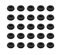 JNNJ 25 Pezzi Clip per Tappetino Auto, Veicolo Tappetino Fermo, Automobilistico Clip Supporto Antiscivolo per Tappeti, Set Fissaggio per Tappetini, Tappeto Morsetto Fisso, Universale(Nero)