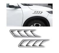 JNNJ 2Pcs Auto Hood Uscita Aria Decorativo, Copertura Decorativa Universale Per Presa D'Aria, Cappuccio Per Aeratore Tappo Per Presa D'Aria, Per Auto Presa D'Aria Cappuccio Per Griglia Decorazione