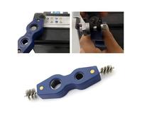 JNNJ 2Pcs Spazzola per La Pulizia dei Terminali della Batteria, Strumento di Pulizia del 4 in 1, Acciaio Inossidabile Pulitore del Post della Batteria, Uso Universale per Veicoli e Imbarcazioni
