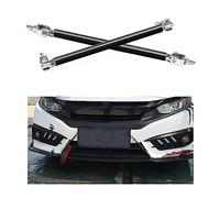 JNNJ 2Pcs Supporto per Splitter Anteriore Auto, Barra di Labbro Del Paraurti per Auto Universale, Protezione Asta Supporto Regolabile di Anteriore Posteriore per Modifiche Veicoli(Fibra-Carbonio)