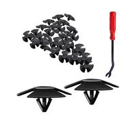 JNNJ 30 Pezzi Rivetti per Auto, Clip Di Viti Assetto Auto Kit per Carrozzeria Interni Auto Pannello Paraurti Porta Con Strumenti Di Rimozione Del Fissaggio, Clip E Fissaggi per Veicoli Carrozzeria