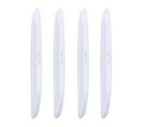 JNNJ 4 Pcs Protezioni per Portiere Auto, Universal Car Anteriore Posteriore Angolo Paraurti Guardia Protector, Universal Autoadesiva Paracolpi Portiere Auto Para Specchietto Retrovisore(Trasparente)
