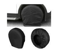 JNNJ 4 Pezzi Coperture per Pneumatici, Protezione per Pneumatici Resistente Alle Intemperie Copertura per Pneumatici, Copriruota Di Protezione Anti-UV Ruote Di Ricambio Per Camion Caravan(Nero)