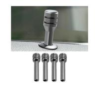 JNNJ 4 Pezzi Manopole Di Bloccaggio Della Porta Dell'auto, Camion Interno Porta Serrature Pin Lega Di Alluminio, Accessori per Interni Auto Serratura Della Portiera Dell'auto(Grigio)