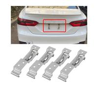 JNNJ 4 Pezzi Staffe per Targa Rimorchio in Acciaio Inox, Staffe a Molla per Targhe Standard, Retrattile Clip Targa Rimorchio, Staffe Targa Con Molla in Acciaio Inox, Per Caravan Camion Auto Rimorchio