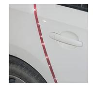 JNNJ 4Pcs Striscia di Protezione per Il Bordo Della Portiera Dell'auto da Donna con Diamanti, Protezione Del Bordo Dell'auto Contro Graffi E Urti, Universale per La Maggior Parte Dei Veicoli(Rosso)