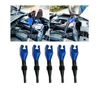 JNNJ 5 Pezzi Imbuto per Benzina Auto, Imbuto Flessibile a Scatto Dello Auto Rifornimento, Imbuto Multifunzionale in Plastica per Carburante, Per Moto Automobile Benzina E Usi Domestici(Blu)
