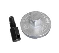 JNNJ Arresto del Pistone di Frizione per Motosega, Espansore per Smontaggio Della Frizione, Strumenti per Lo Smontaggio del Volano, Estrattore di Motosega Universale per Riparazione(Argento)