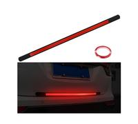 JNNJ Auto Universale Paraurti Posteriore Riflettente Striscia Di Avvertimento Di Sicurezza Adesivi, Adesivi Riflettenti Di Avvertimento Striscia Paraurti Resistente All'usura Antigraffio(Rosso)