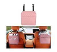 JNNJ Cestino Auto, Cestino Auto Appeso Con Design Pieghevole E Portatile, Cestino per Auto Pieghevole E Impermeabile per La Parte Anteriore Dell'auto, Accessori Interni per Suv Camion(Rosa)