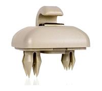 JNNJ Clip per Visiera Auto, Universale Gancio Parasole per Auto, Multifunzionalesupporti per Parasole, 8U0857562A 8E0857562 Clip per Paraluce, per Auto A1, A3, A4, A5, S3, S4, S5, Q3, Q5, TT(Beige)