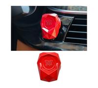 JNNJ Coperchio Protezione Pulsante Motore, Copertura Del Pulsante di Avviamento Automatico Dell Auto, Tappo per Avviamento Del Motore, Anello Decoro Dell'interruttore Accensione Dell'auto(Rosso)