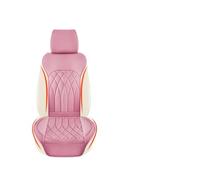 JNNJ Coprisedili Auto Anteriore, Coprisedili Auto Resistenti, Accogliente Coprisedile Universale Auto Pelle, Anti Scivolo Coprisedile Singolo Schienale, Protezione Ideale per Seggiolino Autos(Rosa)