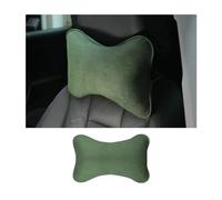 JNNJ Cuscino Poggiatesta Auto, Cuscino Auto per Alleviare L'affaticamento Del Collo, Cuscino Da Auto per Sedile Di Guida Con Cinghia Regolabile, Per Sostenere La Cervicale in Cotone(Verde)