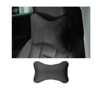 JNNJ Cuscino Poggiatesta Auto, Cuscino Auto per Alleviare L'affaticamento Del Collo, Cuscino Da Auto per Sedile Di Guida Con Cinghia Regolabile, Per Sostenere La Cervicale in Cotone(Nero)