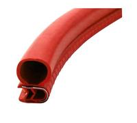 JNNJ Guarnizione Della Porta Dell'auto, Striscia Meteo Anti Collisione Impermeabile Antipolvere Antivento, 600cm Anti Collisione Usato per per Auto, Barche, Camper, Camion, Domestiche(Rosso)