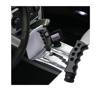 JNNJ Manopola Del Cambio Automatico con Impugnatura a Coltello Manopole Del Cambio, Manuale Leva Maniglia Universale Del Coltello, Leva Del Cambio con 3 Adattatore 8mm 10mm 12mm(Nero)