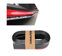 JNNJ Protezione Paraurti per Auto, Autoadesiva Spoiler Anteriore Protezione Striscia Univerdale Di Gomma, 2.5M Protezione Universale per Paraurti Anteriore Auto Gomma, Auto, Camion, SUV(Nero)