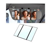 JNNJ Specchios per Il Trucco Della Visiera Parasole, Specchio Cosmetico Ripiegabile Specchio per Auto Portatili, Regolabile Tri-Fold Interno Specchio Accessorio Universale per Auto Camion SUV