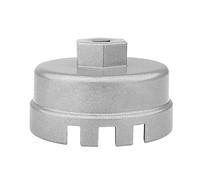 JNNJ Tappo Filtro Olio, Flauto Chiave Filtro Olio in Alluminio Strumento per Rimozione Prese, Chiave Filtro Olio Tappo per Motori 2.5 L E 5.7 L per Svitare Il Tappo Coppa Dell'lio(Bianco)