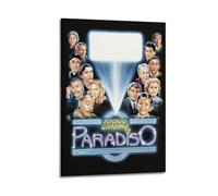 JNNJMN Poster decorativo da parete del cinema Paradiso, stampa artistica su tela, poster decorativo moderno per camera da letto, 30 x 45 cm