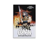 JNNJMN Poster decorativo da parete del film Conan il barbaro, poster decorativo da parete su tela, poster decorativo moderno per camera da letto, per camera da letto (60 x 90 cm)