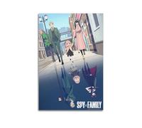 JNNJMN Poster decorativo da parete su tela, motivo casa delle spie, motivo "La prima stagione della serie TV anime", poster decorativo moderno per la camera da letto, 30 x 45 cm