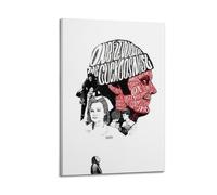 JNNJMN Poster decorativo da parete su tela, motivo: film Qualcuno volò sopra il nido del cuculo, poster decorativo moderno per camera da letto, 40 x 60 cm