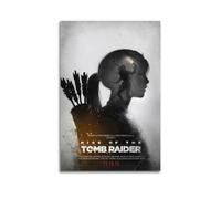 JNNJMN Poster decorativo da parete su tela, motivo: Rise of the Tomb Raider, poster decorativo per camera da letto, moderno, per camera da letto, 50 x 75 cm