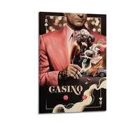 JNNJMN Poster del film del casinò, stampa su tela, poster decorativo da parete e arte moderna, per camera da letto, per camera da letto, 50 x 75 cm