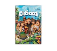 JNNJMN Poster del film The Croods, stampa artistica da parete su tela, poster decorativo moderno, per camera da letto, 40 x 60 cm