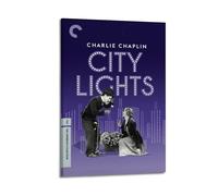 JNNJMN Poster su tela con personaggi del film, con luci della città, poster decorativo da parete, stampa moderna, poster decorativo per camera da letto, 60 x 90 cm