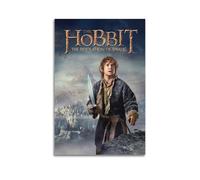 JNNJMN Poster su tela, motivo "Lo Hobbit 2", "La battaglia di Smaug", poster decorativo da parete su tela, poster decorativo moderno per la camera da letto (60 x 90 cm)