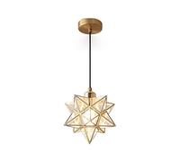 JNPGVTCD Lampada a Sospensione E27 Lampada a Sospensione a Forma di Stella nordica della Moravia con Paralume in PVC Sospensione al soffitto Squisito Paralume per lampadario per la casa per
