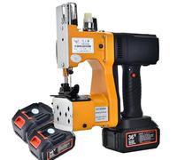 JNPGVTCD Macchina da Cucire elettrica per chiudere i Sacchetti, cucitrice Portatile con Taglio Automatico del Filo, Include Filo, 2 batterie e 1 Caricabatterie per Un utilizzo Pratico.