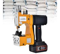 JNPGVTCD Macchina da Cucire Portatile per Sacchetti, cucitrice Portatile per Chiusura, Dispositivo di sigillatura Industriale Senza Fili per Riso con Batteria Ricaricabile da 2000 mAh, seca