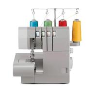 JNPGVTCD Macchine da Cucire, Macchina overlock confidenziale Multifunzione a Quattro Linee