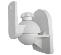JNSupplier Coppia di staffe per montaggio a parete per altoparlanti satellitari Bose Jewel Cube con morsetto per montaggio a soffitto con girevole e inclinabile, bianco (4)