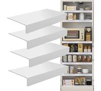 JNTFNE 1 pz/2 pz/3 pezzi/4 pezzi/5 pz coperture in filo di PVC, dimensioni personalizzabili per scaffali, per negozio/armadio/ufficio, decorazione durevole dispensa armadio bagno cucina (4 pezzi, 56 x