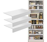 JNTFNE 1 pz/2 pz/3 pezzi/4 pezzi/5 pz coperture in filo di PVC, dimensioni personalizzabili per scaffali, per negozio/armadio/ufficio, decorazione durevole dispensa armadio bagno cucina (3 pezzi, 71 x