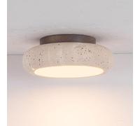 JNTFNE Lampada da soffitto a Filo Vintage per Cucina, Rustica, per corridoio, a LED, Piccola Lampada in Pietra Naturale di metà secolo per Camera da Letto, Bagno, Scala in Stile Fattoria