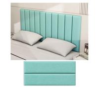 JNTFNE Pannelli da parete imbottiti, autoadesivi, per testiera del letto, anti-collisione, morbida imbottitura per sala giochi, camera da letto, tatami (azzurro, 4 pezzi)