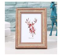 JNTFNE phoframe Cornice per foto in legno da 13 x 18 cm, per decorare la camera da letto e il soggiorno, cornice artistica da parete per foto (A, 13 x 18 cm)