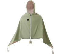 JNTFNE Scialle riscaldato portatile,Coperta elettrica USB,Riscaldati senza fili a batteria con livelli,Riscaldamento H indossabile 3 coperte